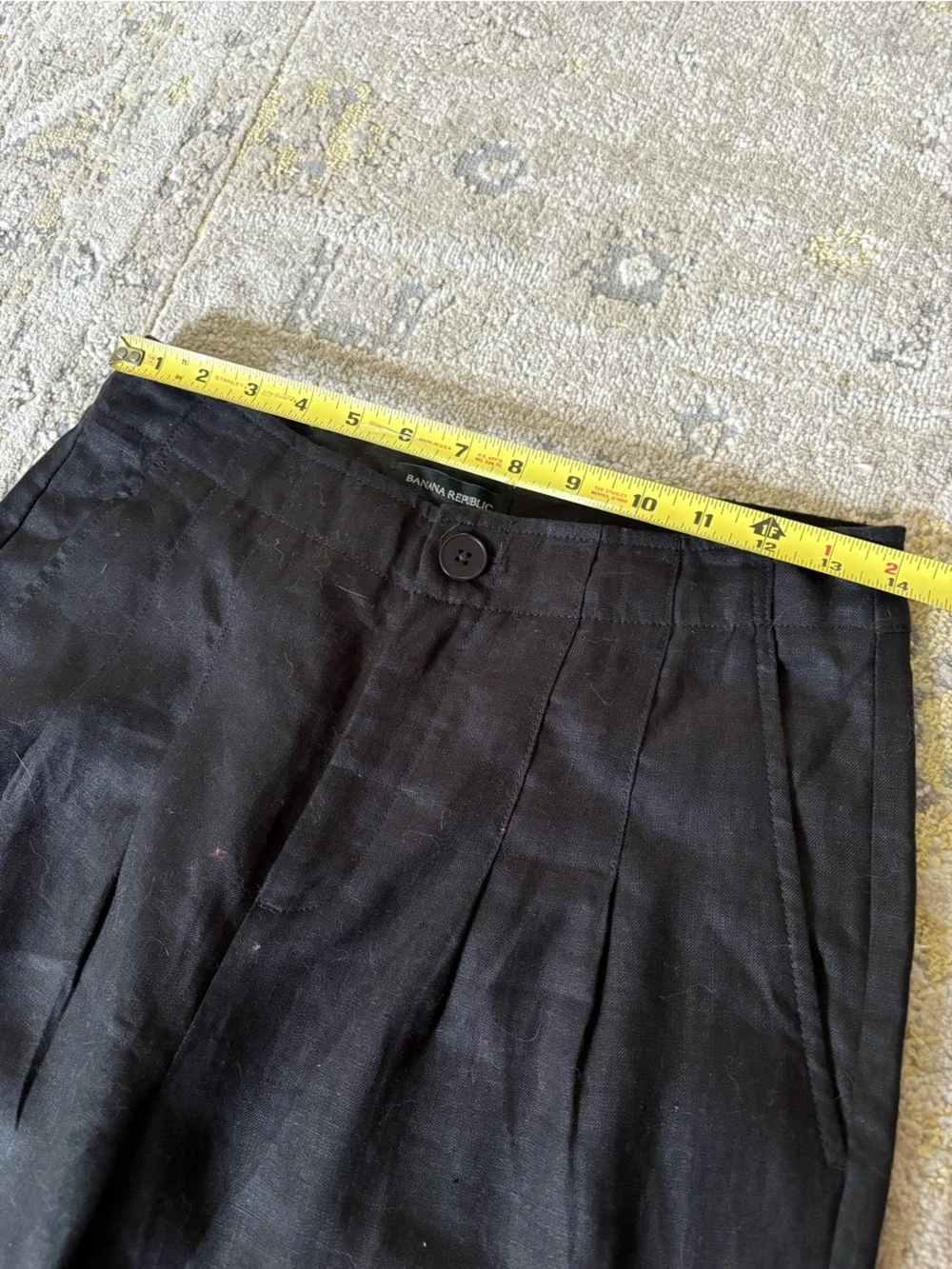 Banana Republic Black Linen Pants New with Tag